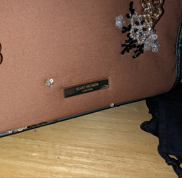 Kurt Geiger NWT Brown and Green Tote - Picture 6 of 11